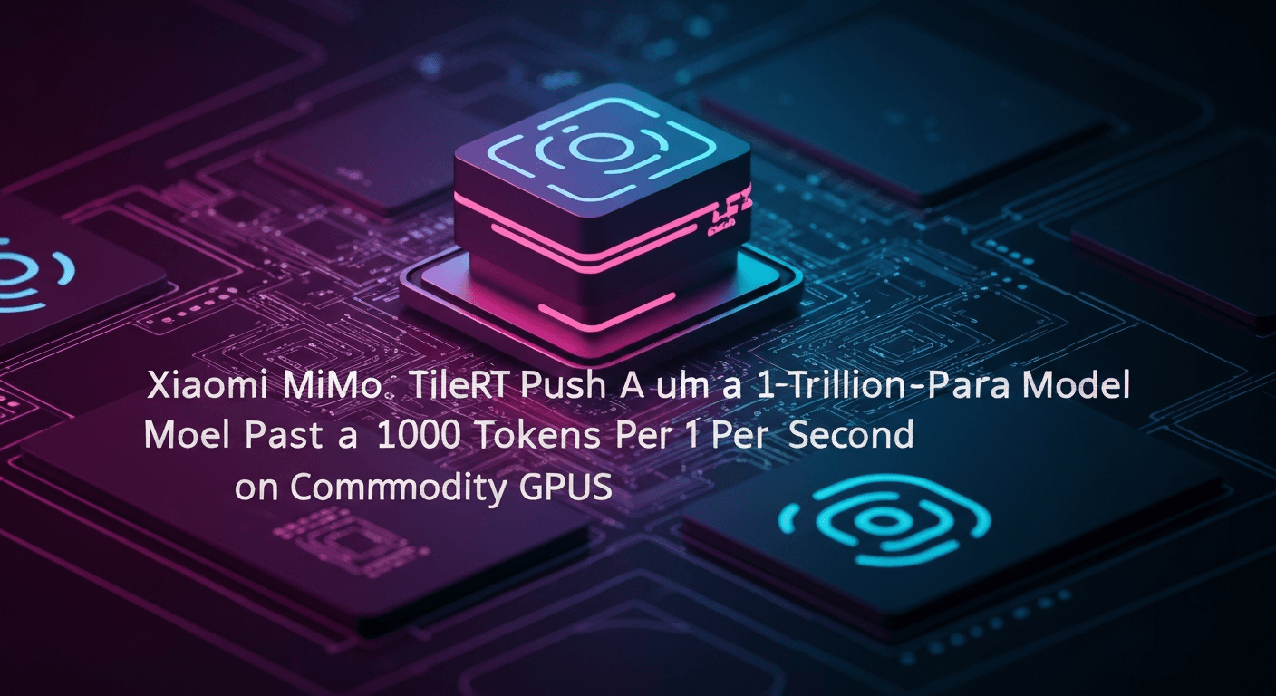 Xiaomi MiMo and TileRT Push a 1-Trillion-Parameter Model Past 1000 Tokens Per Second on Commodity GPUs